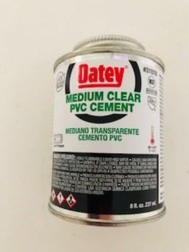 Picture of PVC CEMENT MEDIUM CLEAR 8OZ
